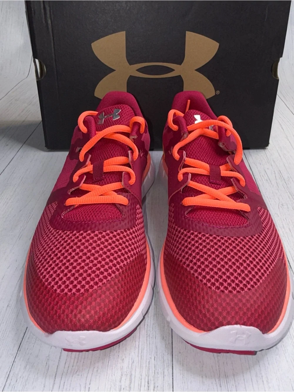 Under Armour Micro G Shift RN 7Y / 8.5W - Youth Girls Pink Coral NIB